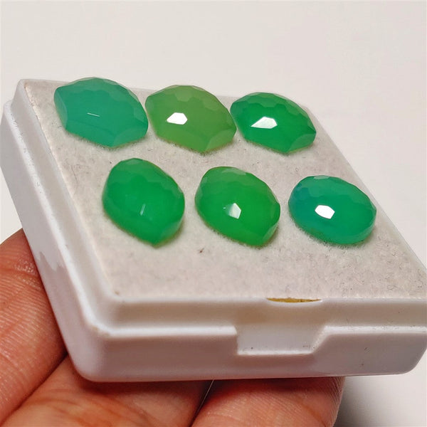 Honeycomb Cut Australian Chrysoprase Lot