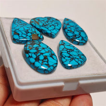 Compressed Spiderweb Turquoise Cabs Lot