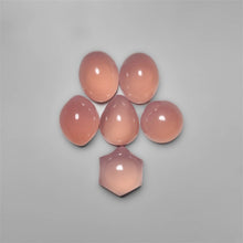 High Grade Peach Chalcedony Cabochons Lot