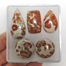 Garnet In Limestone Cabs Lot