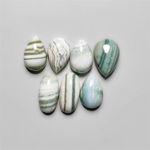 Saturn Chalcedony Cabochons Lot