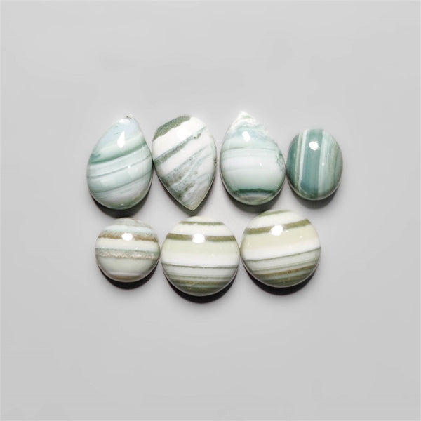 Saturn Chalcedony Cabochons Lot