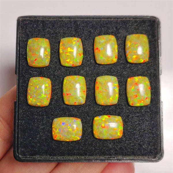 Calibrated Cultured Opals Lot (Not Natural)