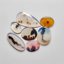 Scenic Dendritic Agate Cabochons Lot