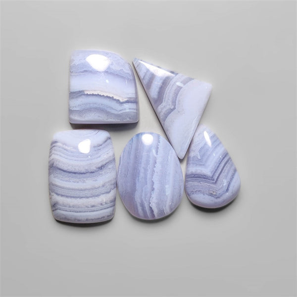 Blue Lace Agate Cabochons Lot