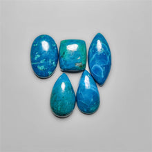 AAA Australian Blue Chrysocolla Cabochons Lot