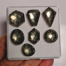 Rose Cut Crystal & Pyrite Doublets Lot