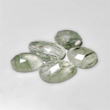 Rose Cut Green Rutile In Quartz