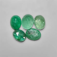 Faceted Zambian Emeralds Lot