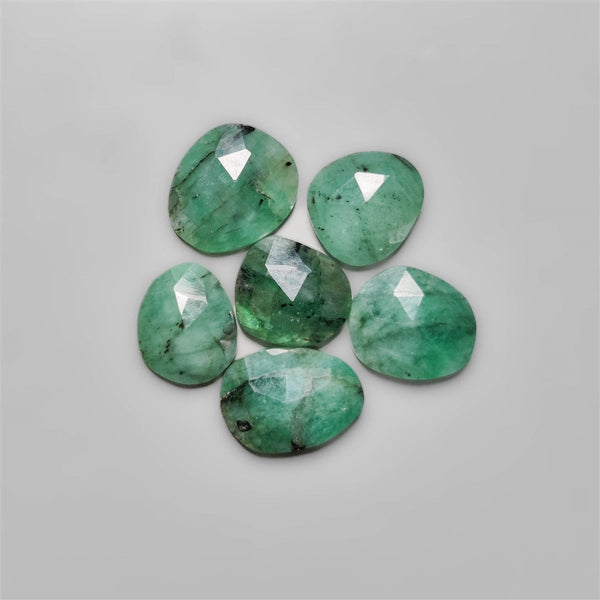 Rose Cut Emeralds Lot