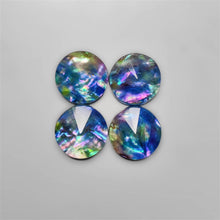 Radial Cut Crystal And Dichroic Glass Doublets Lot