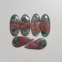 Red Green Moss Agate Pairs Lot