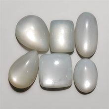 High Grade White Moonstone Cabochons Lot