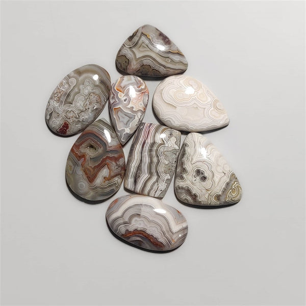 Carzy Lace Agate Cabochons Lot