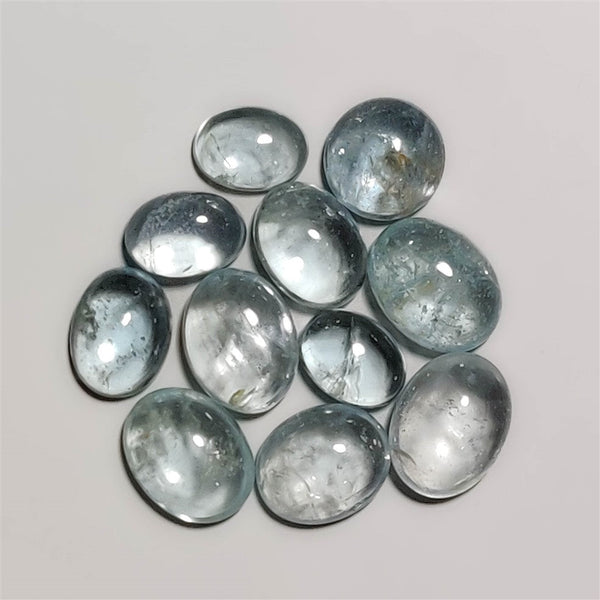 Brazilian Aquamarine Cabochons Lot