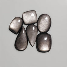 Silversheen Obsidian Cabochons Lot