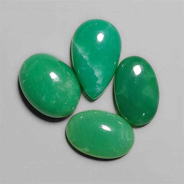 Opaque Chrysoprase Cabochons Lot