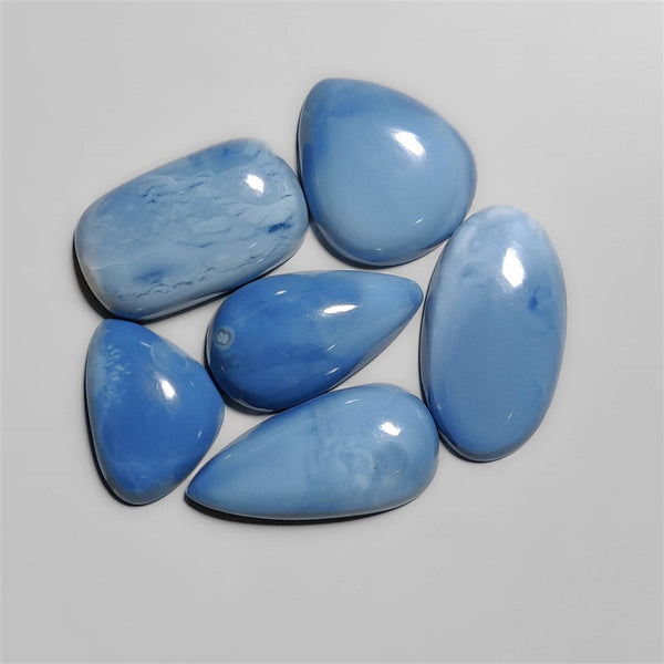 Blue Owyhee Opal Cabochons Lot