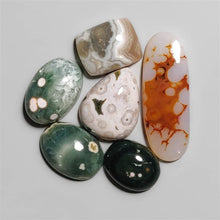 Obicular Ocean Japser Cabochons Lot