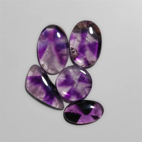 Trapiche Amethyst Cabochons Lot