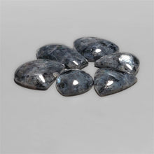 Larvikite Feldspars Cabochons Lot (aka Norway Blue Pearl Granite)