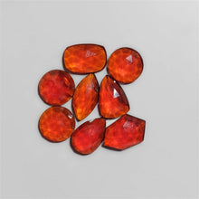 Rose Cut Hessonite Garnets Lot