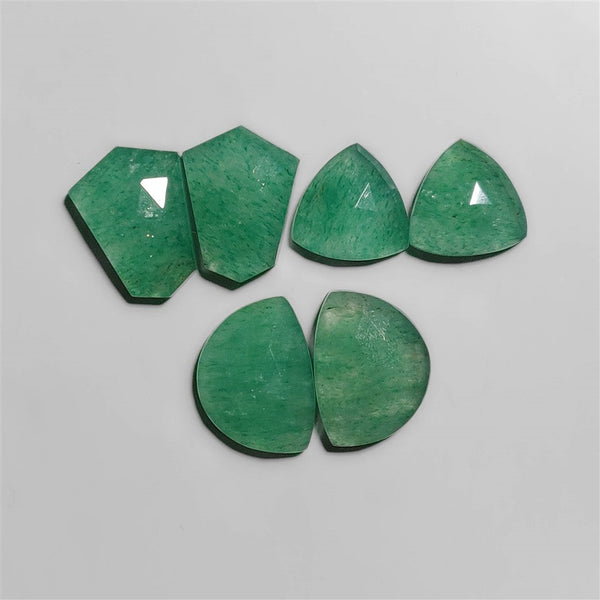 Rose Cut Green Tanzurines Lot