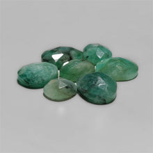 Rose Cut Zambian Emeralds Lot