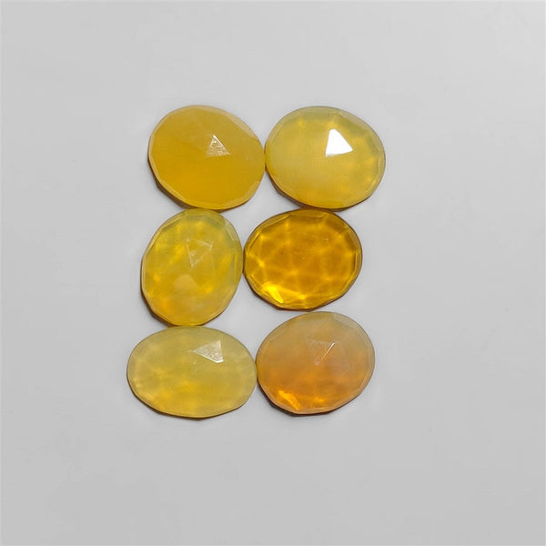 Rose Cut Yellow Opals Lot