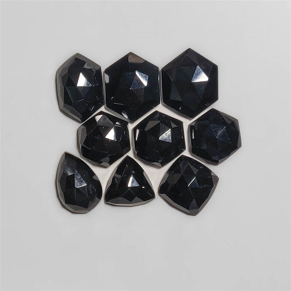 Rose Cut Black Onyx Lot