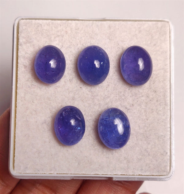 High Grade Tanzanite Cabs Lot