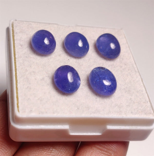 High Grade Tanzanite Cabs Lot