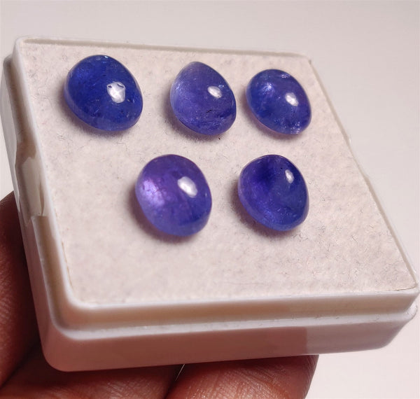 High Grade Tanzanite Cabs Lot