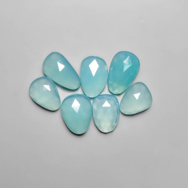 Rose Cut Aqua Chalcedony Lot