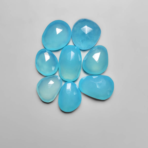 Rose Cut Paraiba Chalcedony Lot