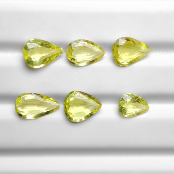 Faceted Lemon Quartz Lot