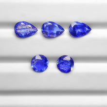 Faceted Blue Goldstones Lot