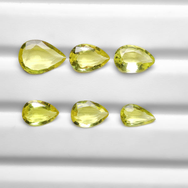 Faceted Lemon Quartz Lot