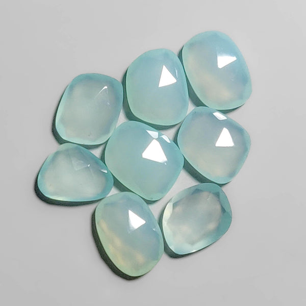 Rose Cut Aqua Chalcedony Lot