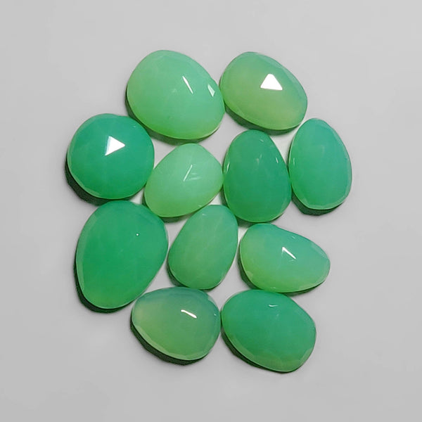 Rose Cut Gemmy Chrysoprase Lot