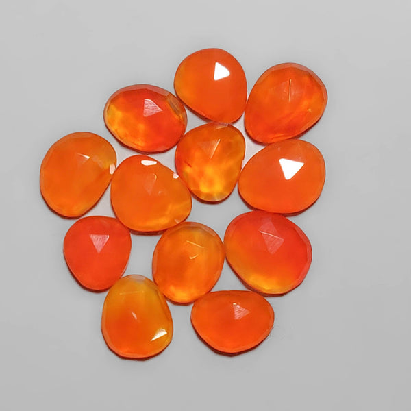 Rose Cut Carnelian Agates Lot