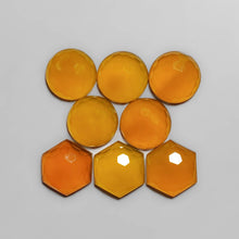 Honeycomb Cut Honey Chalcedony Lot