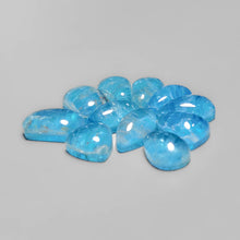 Crystal And Neon Apatite Doublet Cabochons Lot