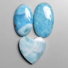 High Grade Larimar Cabochons Lot