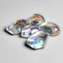 Crystal And Abalone Shell Doublets Lot