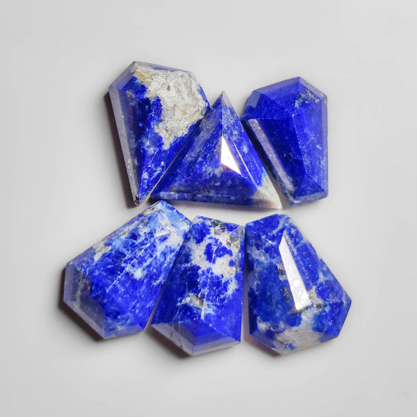 Step Cut Lapis Lazuli Lot