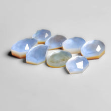 Sky Blue Topaz & Mother Of Pearl Doublets Lot