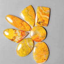 Sunrise Bumble Bee Jasper Cabochons Lot