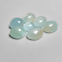 Silver Aquamarine Cabochons Lot