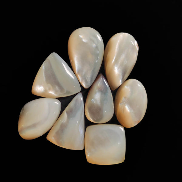 Mother Of Pearl Cabochons Lot